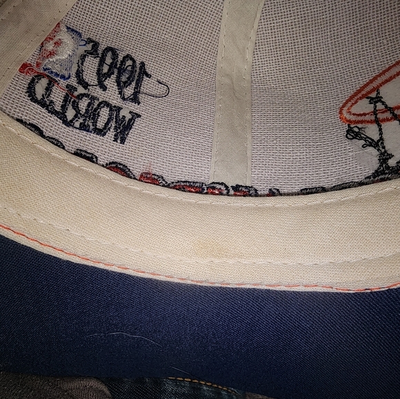 Collectible 1995 Original Houston Rockets Logo Athletc Cap Snapback Champs - Picture 3 of 3